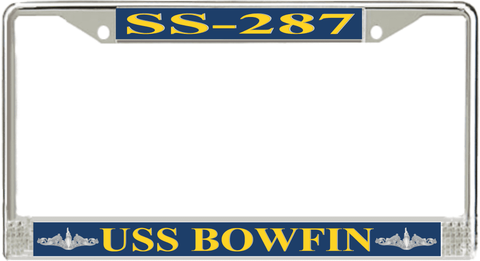 USS Bowfin SS-287 License Plate Frame