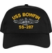 USS Bowfin SS-287 w/Dolphins Embroidered Cap