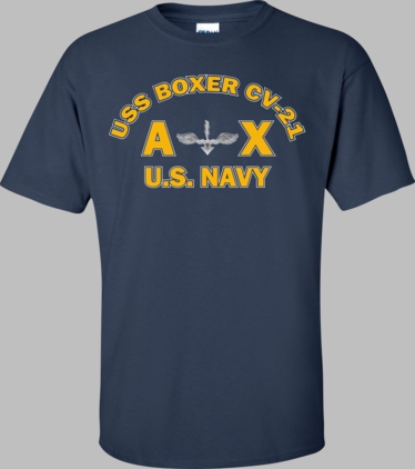 USS BOXER CV-21 Rate AX Antisubmarine Warfare Technician T-Shirt