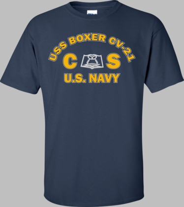USS BOXER CV-21 Rate CS Culinary Specialist T-Shirt