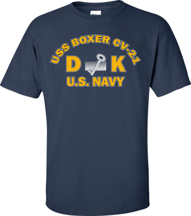 USS BOXER CV-21 Rate DK Disbursing Clerk T-Shirt