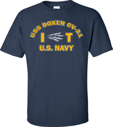 USS BOXER CV-21 Rate IT Information Systems Technician T-Shirt