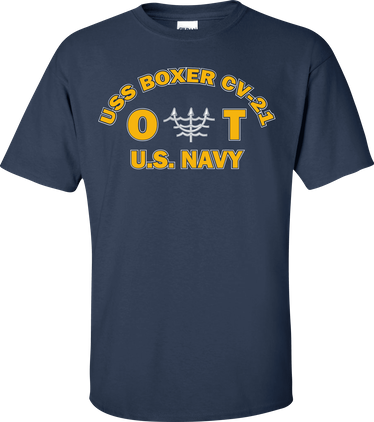 USS BOXER CV-21 Rate OT Ocean Systems Technician T-Shirt