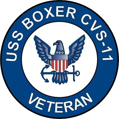 USS Boxer CVS-11 Veteran Decal Sticker