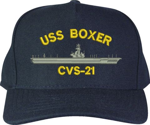 USS Boxer CVS-21 U.S. Made Cap