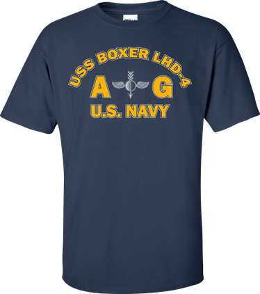 USS BOXER LHD-4 Rate AG Aerographers Mate T-Shirt