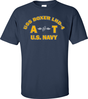 USS BOXER LHD-4 Rate AT Aviation Electronics Technician T-Shirt