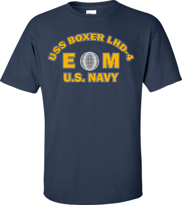 USS BOXER LHD-4 Rate EM Electricians Mate T-Shirt