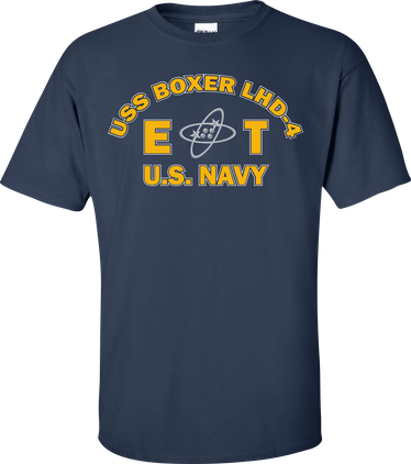 USS BOXER LHD-4 Rate ET Electronics Technician T-Shirt