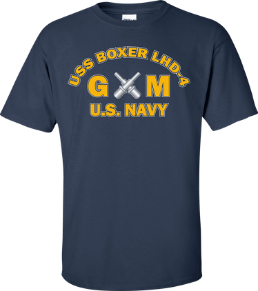USS BOXER LHD-4 Rate GM Gunners Mate T-Shirt