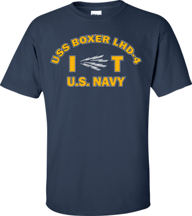 USS BOXER LHD-4 Rate IT Information Systems Technician T-Shirt