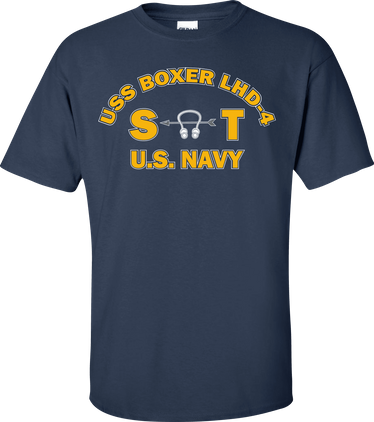 USS BOXER LHD-4 Rate ST Sonar Technician T-Shirt