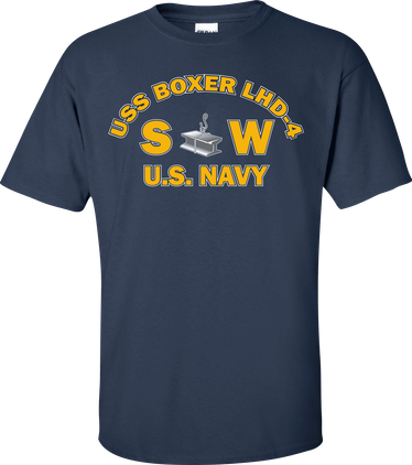 USS BOXER LHD-4 Rate SW Steelworker T-Shirt