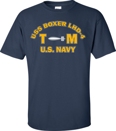 USS BOXER LHD-4 Rate TM Torpedomans Mate T-Shirt