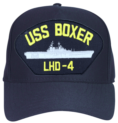 USS Boxer LHD-4 Ships Ball Caps