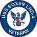 USS Boxer LHD-4 Veteran Decal Sticker