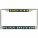 USS Boyd DD-544 License Plate Frame