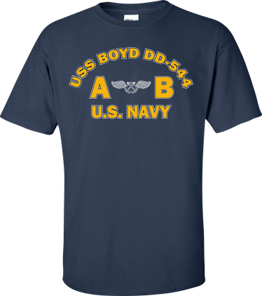 USS BOYD DD-544 Rate AB Aviation Boatswains Mate T-Shirt