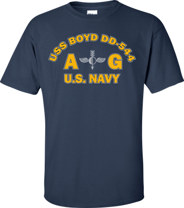 USS BOYD DD-544 Rate AG Aerographers Mate T-Shirt
