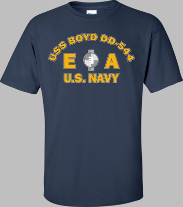 USS BOYD DD-544 Rate EA Engineering Aide T-Shirt