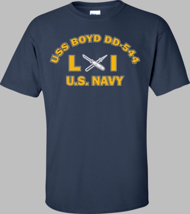 USS BOYD DD-544 Rate LI Lithographer T-Shirt