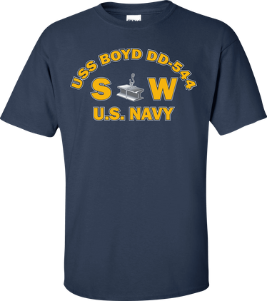 USS BOYD DD-544 Rate SW Steelworker T-Shirt