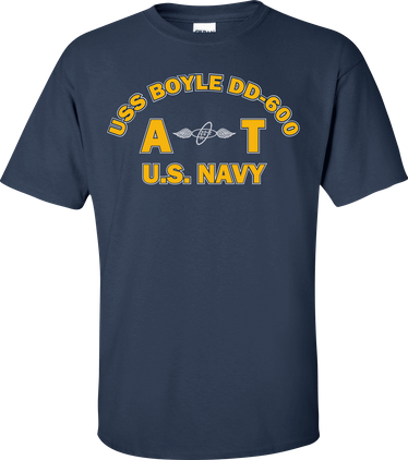 USS BOYLE DD-600 Rate AT Aviation Electronics Technician T-Shirt
