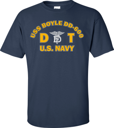 USS BOYLE DD-600 Rate DT Dental Technician T-Shirt