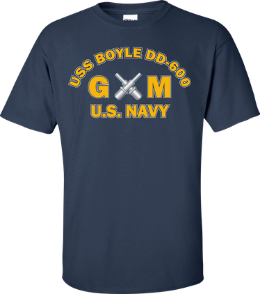 USS BOYLE DD-600 Rate GM Gunners Mate T-Shirt