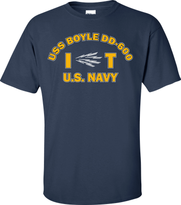 USS BOYLE DD-600 Rate IT Information Systems Technician T-Shirt