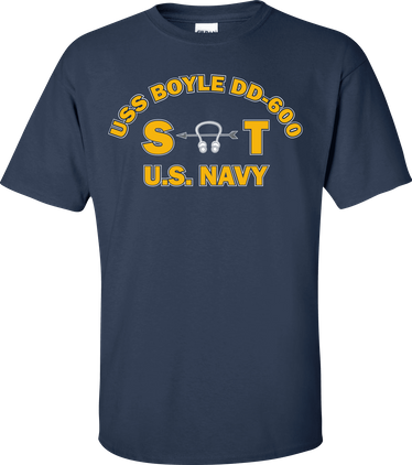 USS BOYLE DD-600 Rate ST Sonar Technician T-Shirt