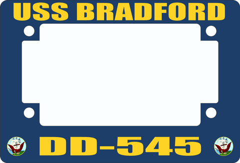 USS Bradford DD-545 Motorcycle Frame