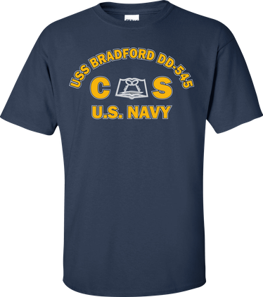 USS BRADFORD DD-545 Rate CS Culinary Specialist T-Shirt
