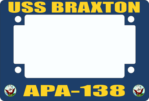 USS Braxton APA-138 Motorcycle Frame