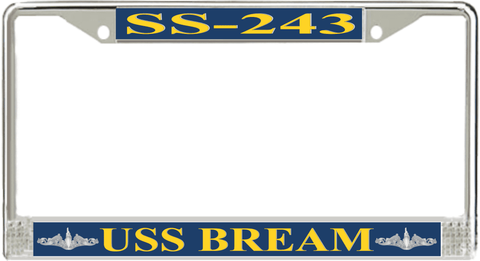 USS Bream SS-243 License Plate Frame