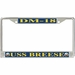 USS Breese DM-18 License Plate Frame