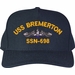 USS Bremerton SSN-698 with Blue Water Dolphins Custom Embroidered Cap