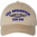 USS Bremerton SSN-698 with Dolphins Unstructured Dad Cap