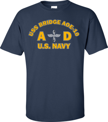 USS BRIDGE AOE-10 Rate AD Aviation Machinist Mate T-Shirt