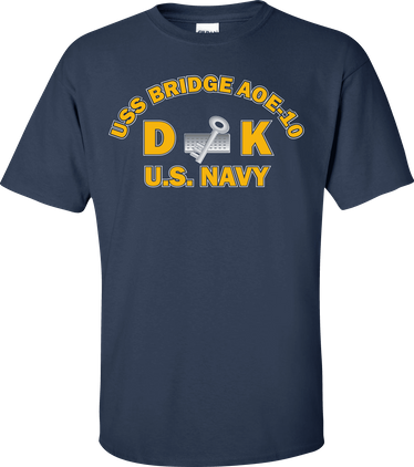 USS BRIDGE AOE-10 Rate DK Disbursing Clerk T-Shirt