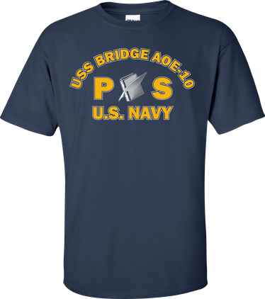 USS BRIDGE AOE-10 Rate PS Personnelman T-Shirt
