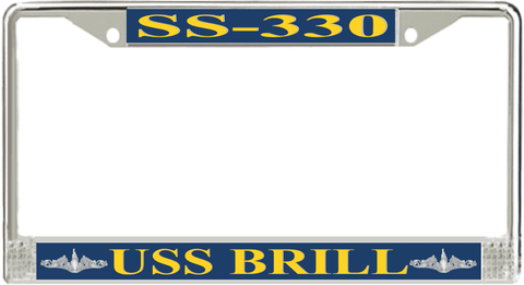USS Brill SS-330 License Plate Frame
