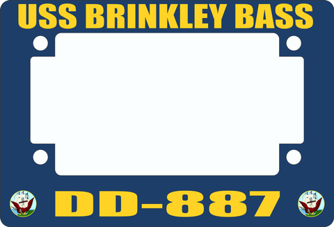 USS Brinkley Bass DD-887 Motorcycle Frame