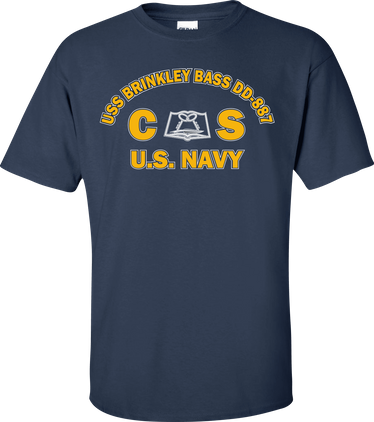 USS BRINKLEY BASS DD-887 Rate CS Culinary Specialist T-Shirt