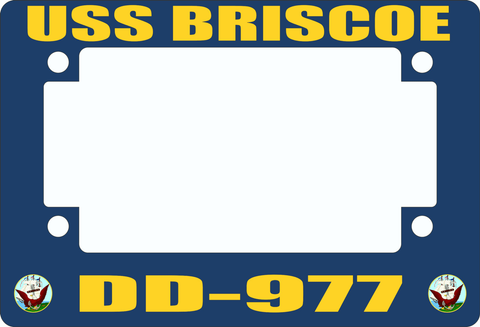 USS Briscoe DD-977 Motorcycle Frame