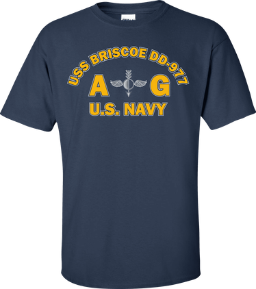 USS BRISCOE DD-977 Rate AG Aerographers Mate T-Shirt