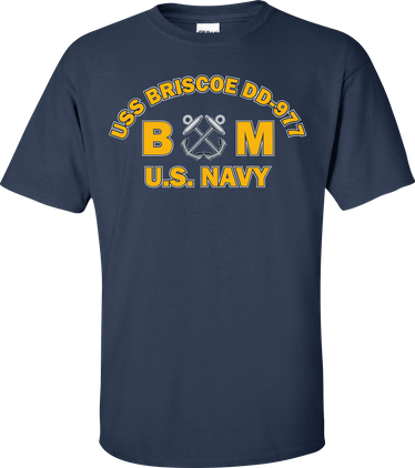USS BRISCOE DD-977 Rate BM Boatswains Mate T-Shirt