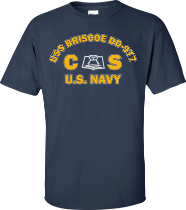 USS BRISCOE DD-977 Rate CS Culinary Specialist T-Shirt