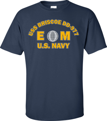 USS BRISCOE DD-977 Rate EM Electricians Mate T-Shirt