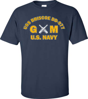 USS BRISCOE DD-977 Rate GM Gunners Mate T-Shirt